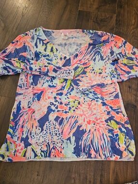 Lilly Pulitzer Sunken Treasure Knit Sweater Sz Xs